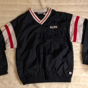 Fila nylon tennis sweatshirt
